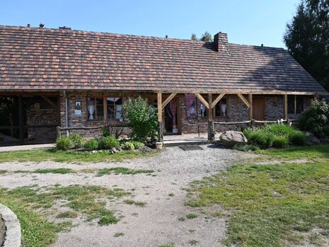 Foto des Backhauses, Backstein